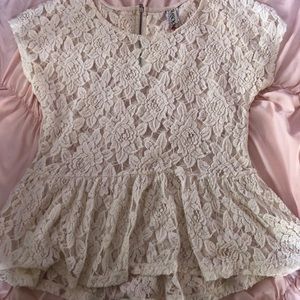 3 for $12 Short Sleeve Lace Top